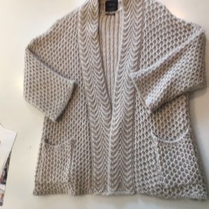 Zara Alpaca wool and acrylic blend cardigan